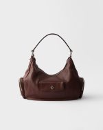 Prada Medium washed leather bag - Image 4